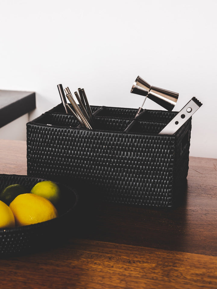 Cluny Condiment Basket - Baskets- Hertex Haus Online - Baskets