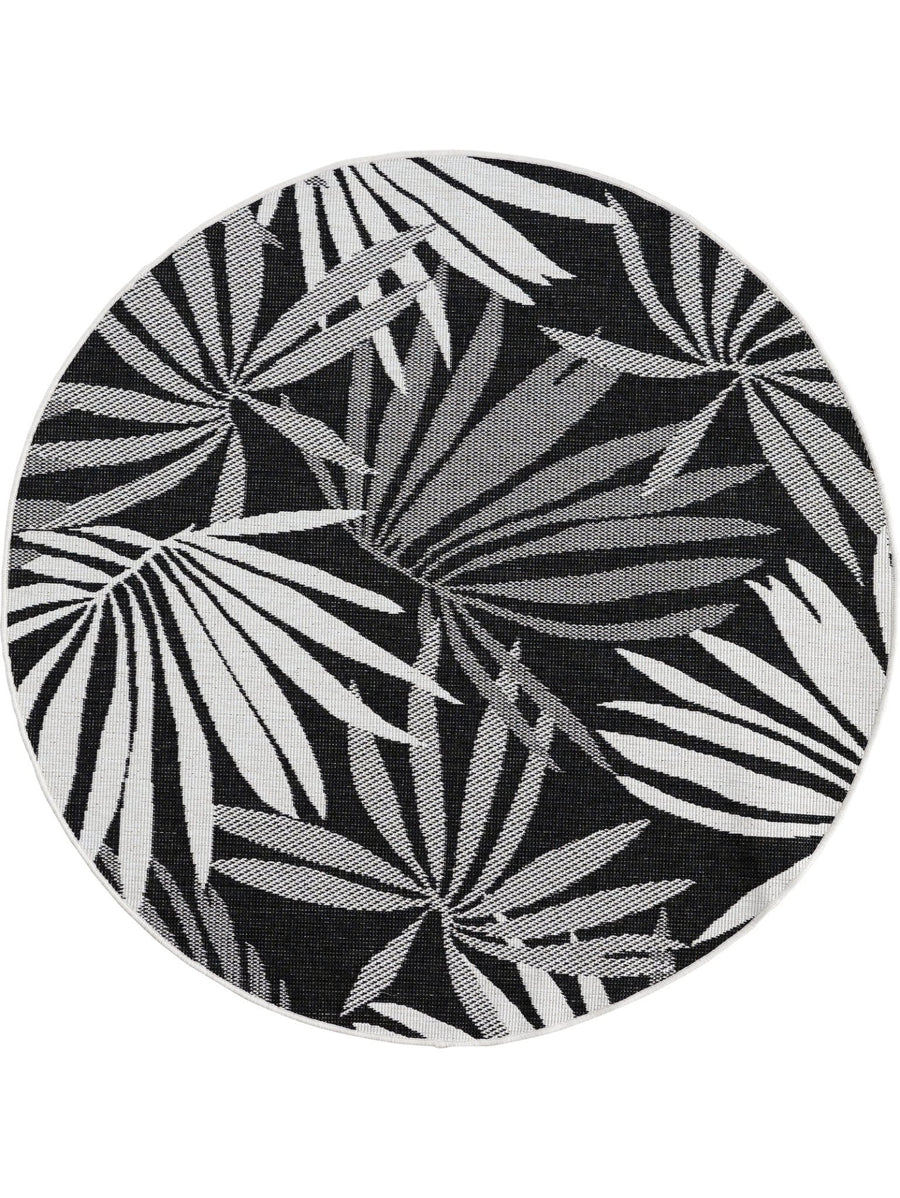 Miami Round Rug in Eclipse - Round Rug - Hertex Haus - badge_fully_outdoor
