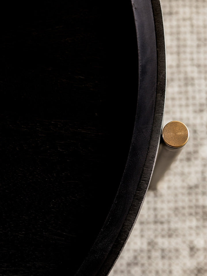 Roundhouse Coffee Table in Onyx - Coffee Tables - Hertex Haus - Coffee Tables