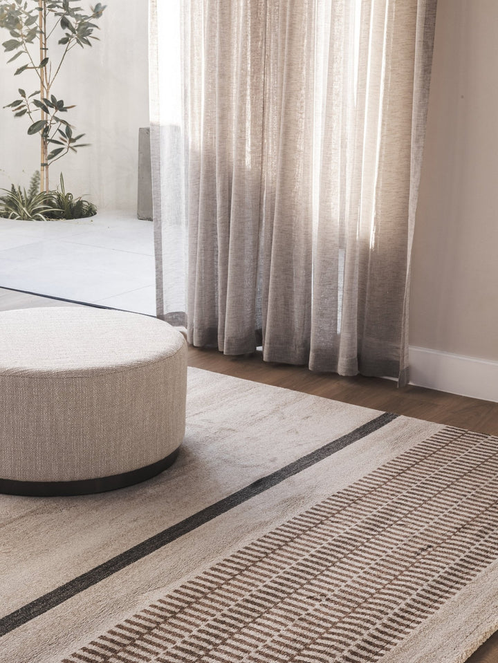 Solace Ottoman in Ghent Seasand - Folding Chairs & Stools - Hertex Haus - badge_fabric