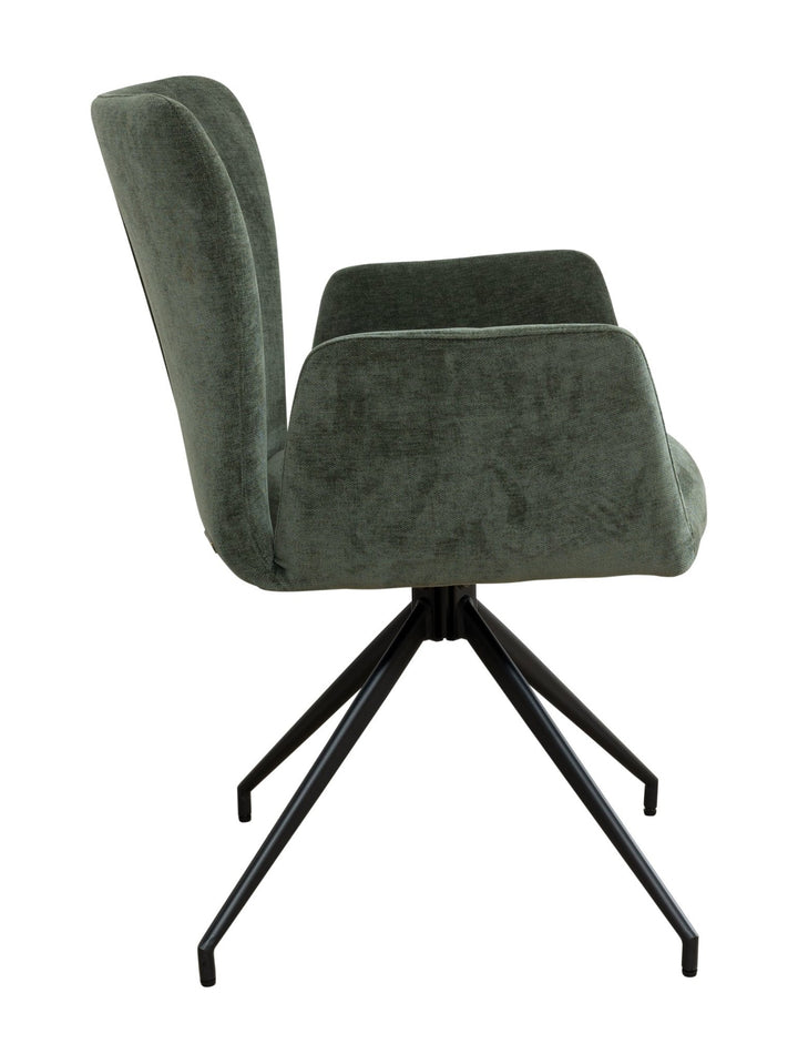 Stella Swivel Dining Chair in Pine Needle - Kitchen & Dining Room Chairs - Hertex Haus -