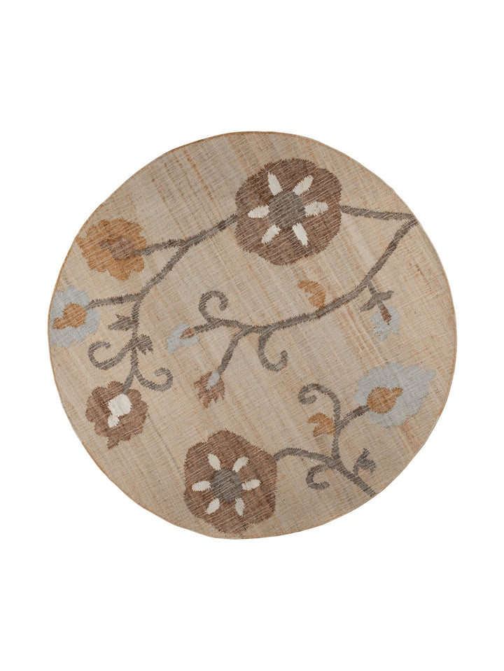 Suzani Round Rug in Blossom - rug - Hertex Haus - Browns