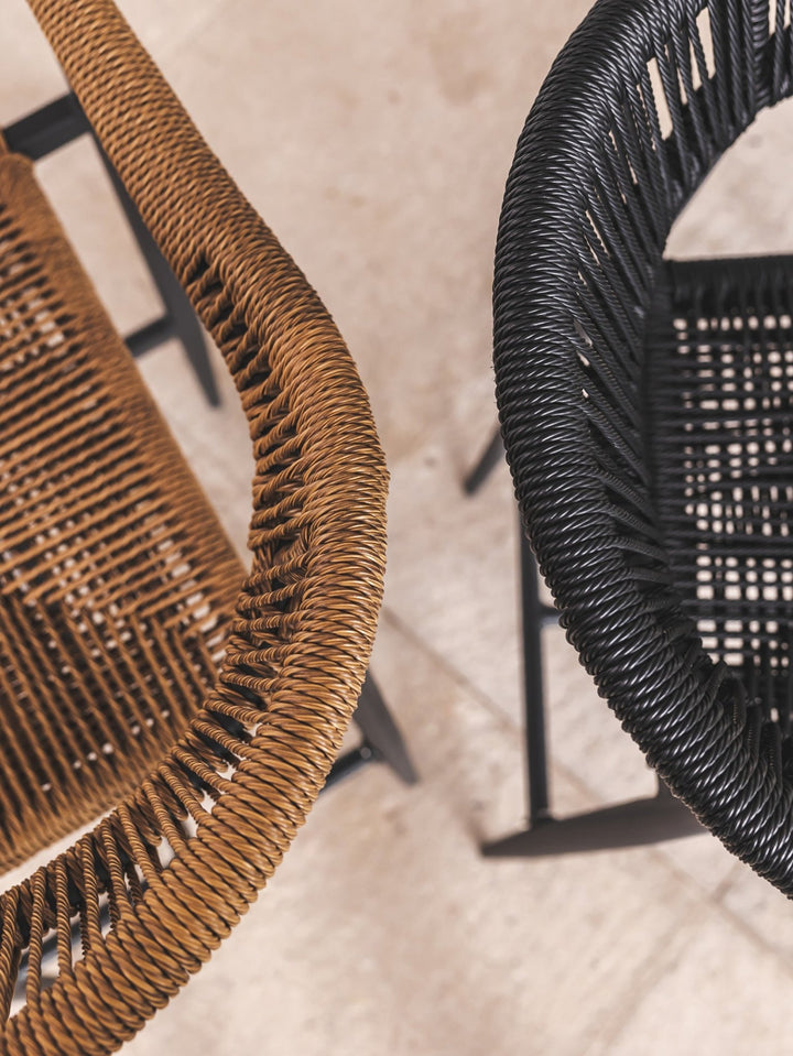 Zion Outdoor Bar Chair - Table & Bar Stools - Hertex Haus - badge_fully_outdoor