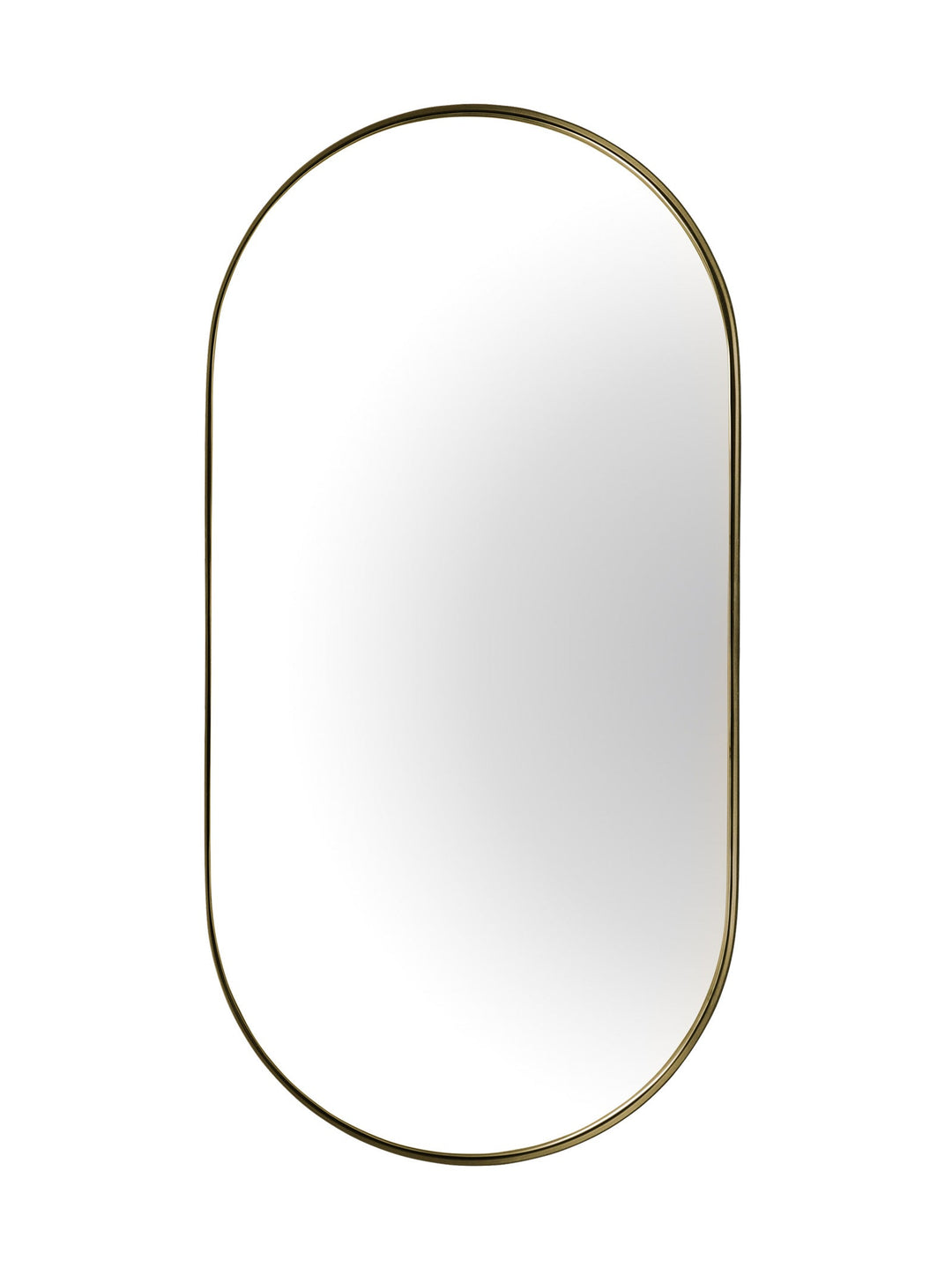 Albano Mirror in Antique Brass - mirror- Hertex Haus Online - Brass