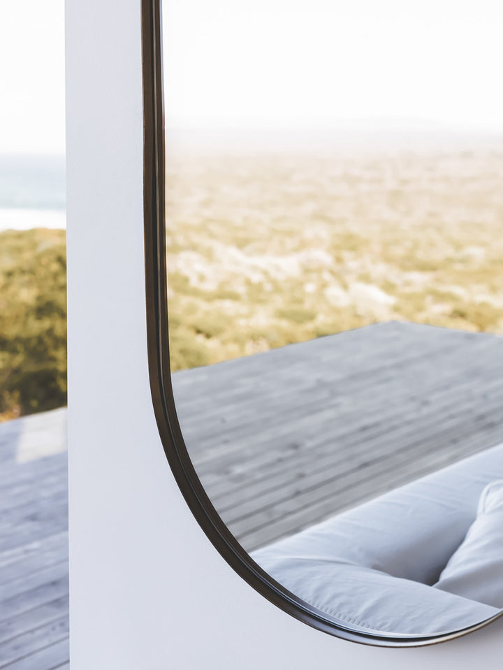 Albano Mirror in Matte Black - mirror- Hertex Haus Online - Blacks