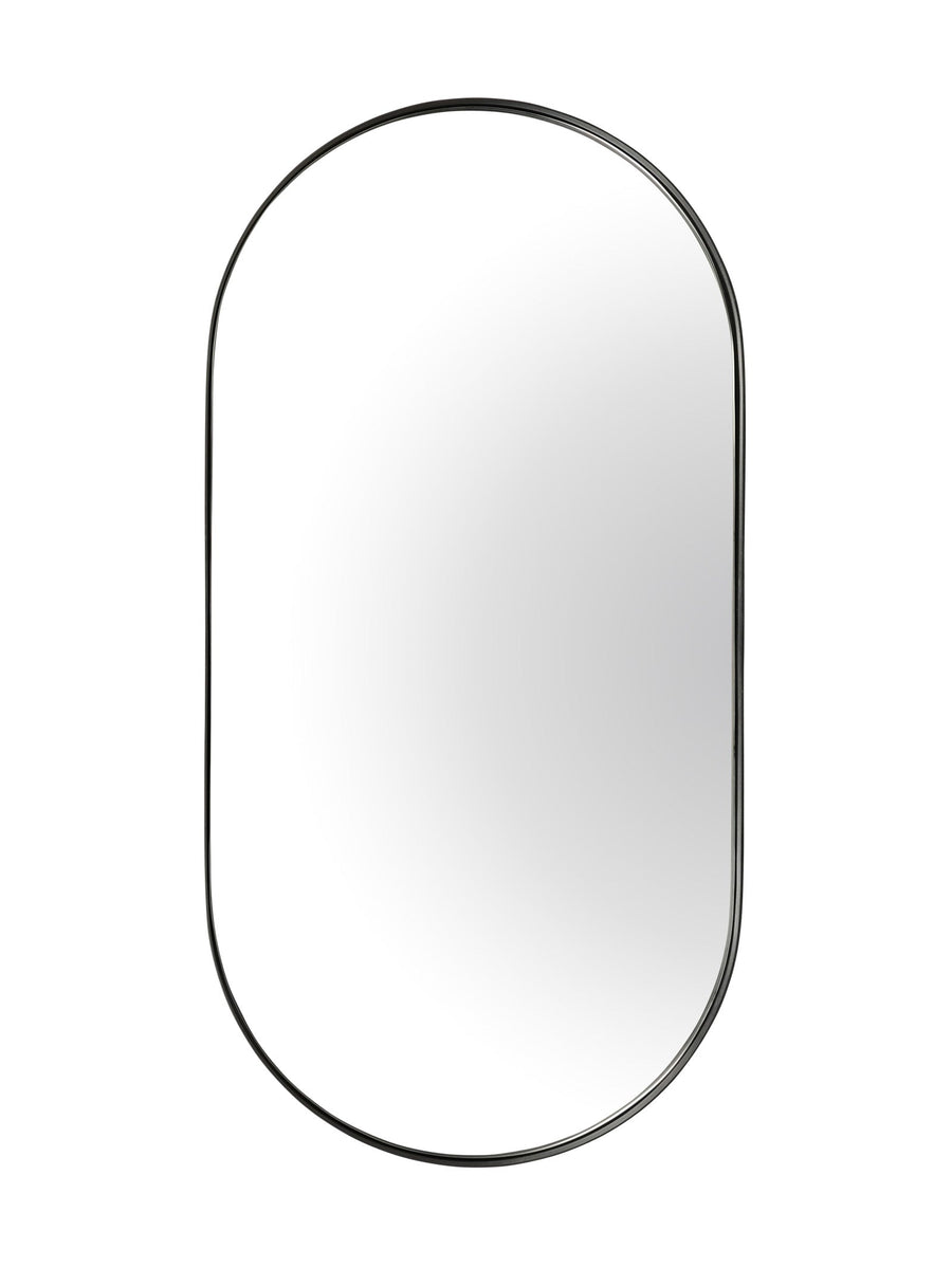 Albano Mirror in Matte Black - mirror- Hertex Haus Online - Blacks