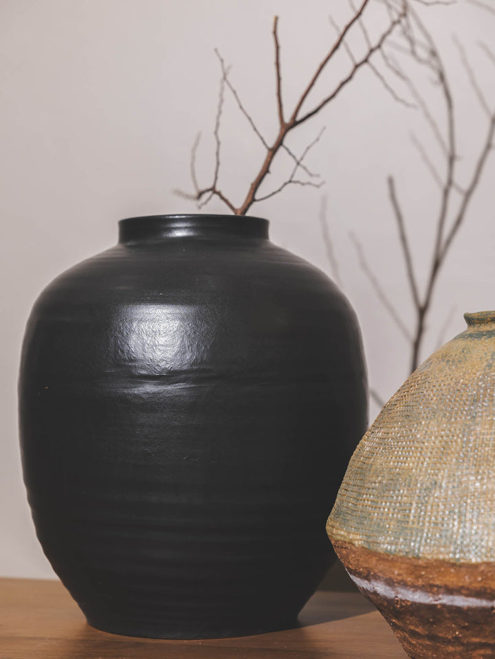 Audrey Vase in Ash Graphite - Vases- Hertex Haus Online - badge_handmade