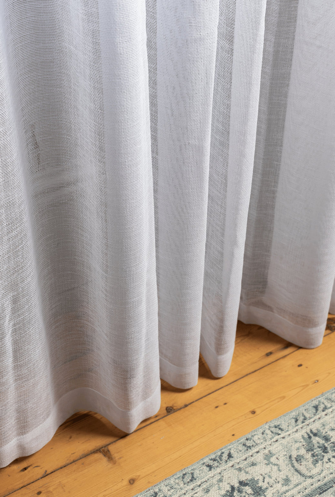 Author Ready Made Unlined Extra Length Curtain in White - Curtains & Drapes- Hertex Haus Online - Curtains
