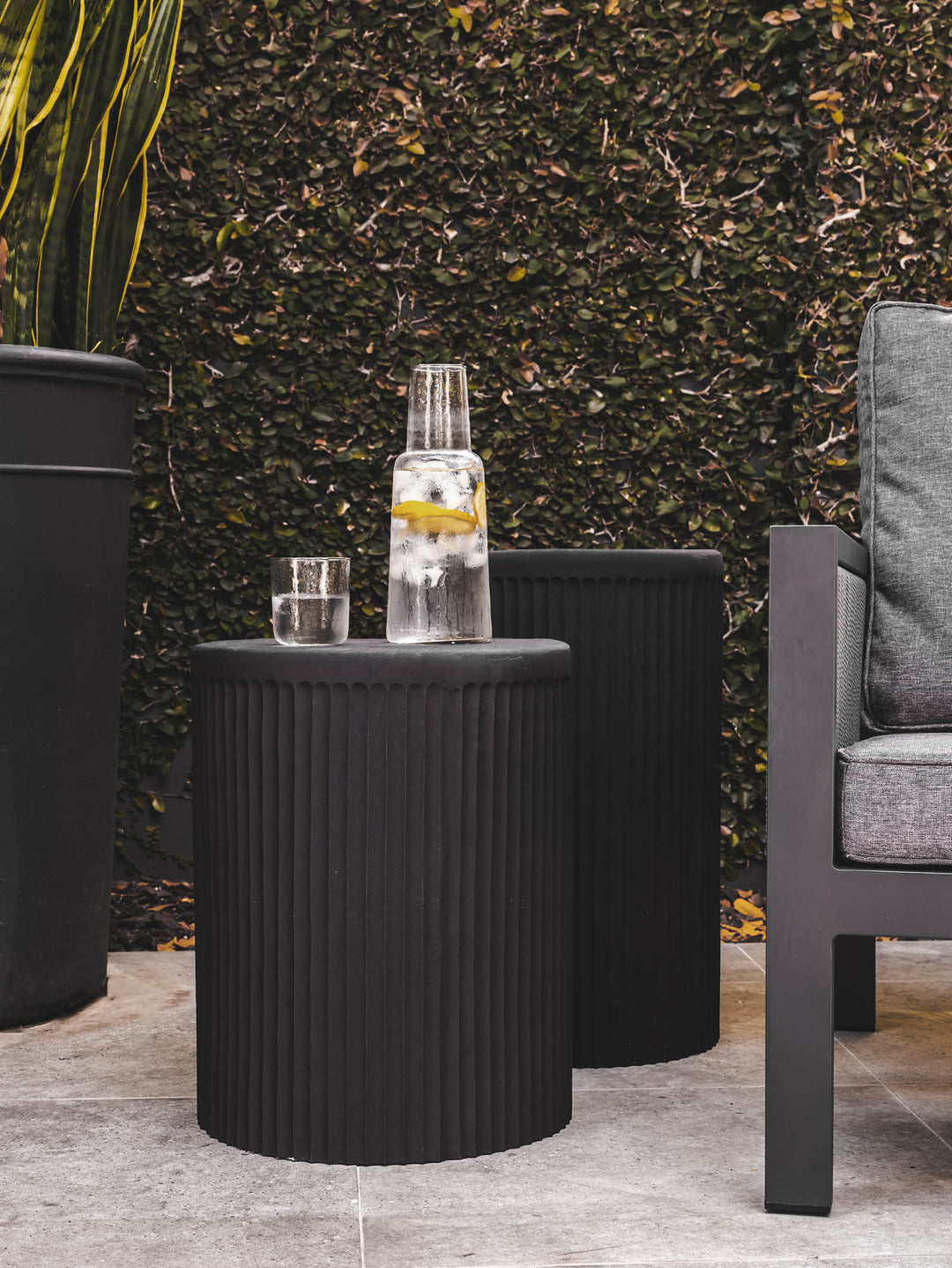 Cancun Outdoor Side Table - side table- Hertex Haus Online - badge_fully_outdoor