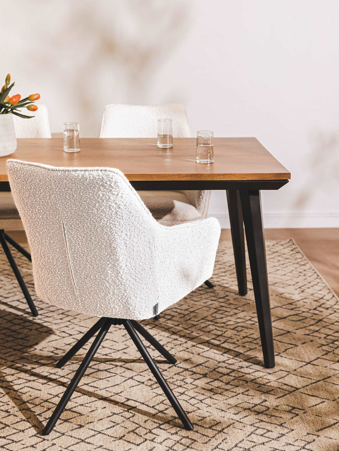 Chanel Swivel Dining Chair - Hertex Haus Online - Furniture