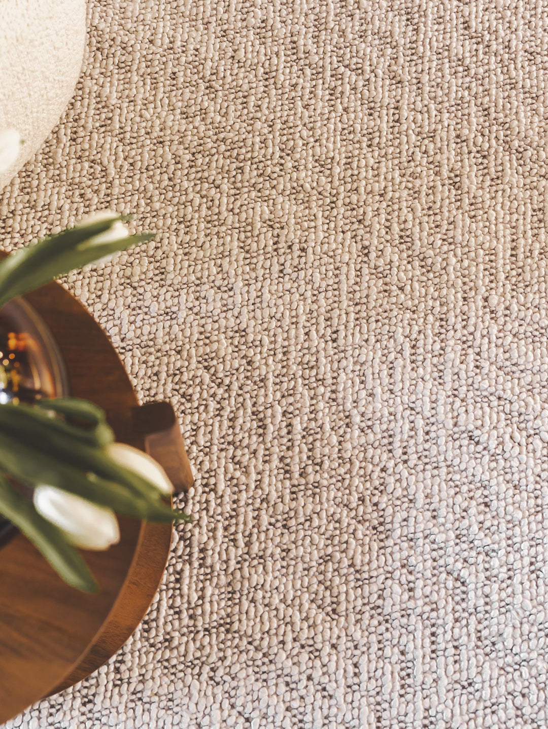 Cobbles Round Rug in Pumice - Round Rug- Hertex Haus Online - Design