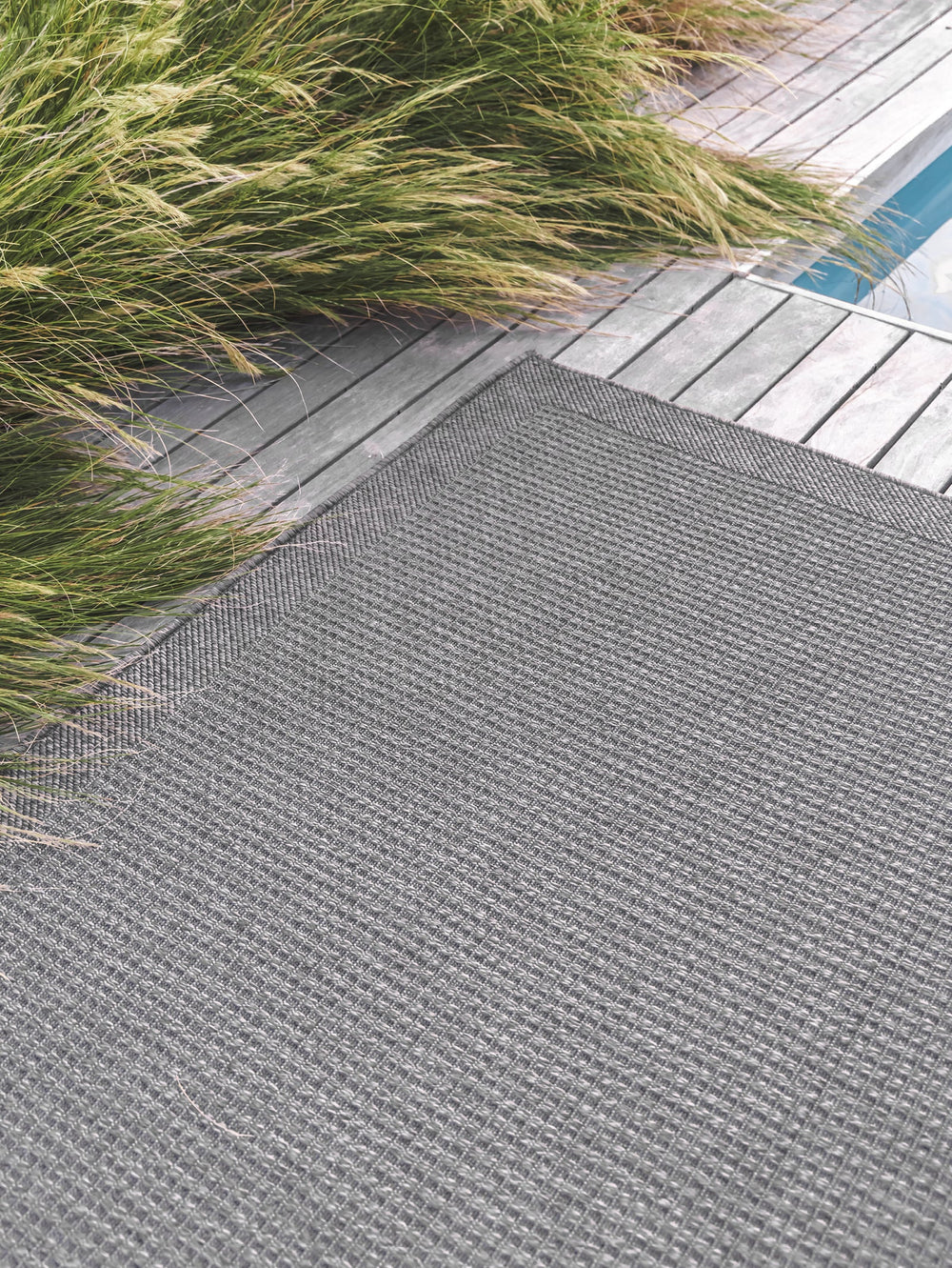 Foreshore Outdoor Rug in Boulder - rug- Hertex Haus Online - badge_fully_outdoor