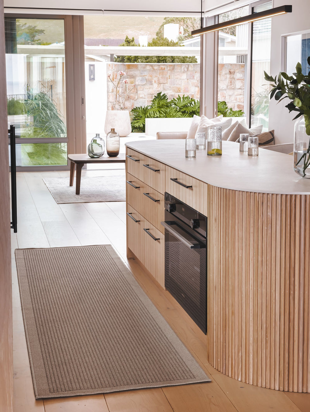 Foreshore Outdoor Runner in Seasand - Floor Protection Films & Runners- Hertex Haus Online - badge_fully_outdoor