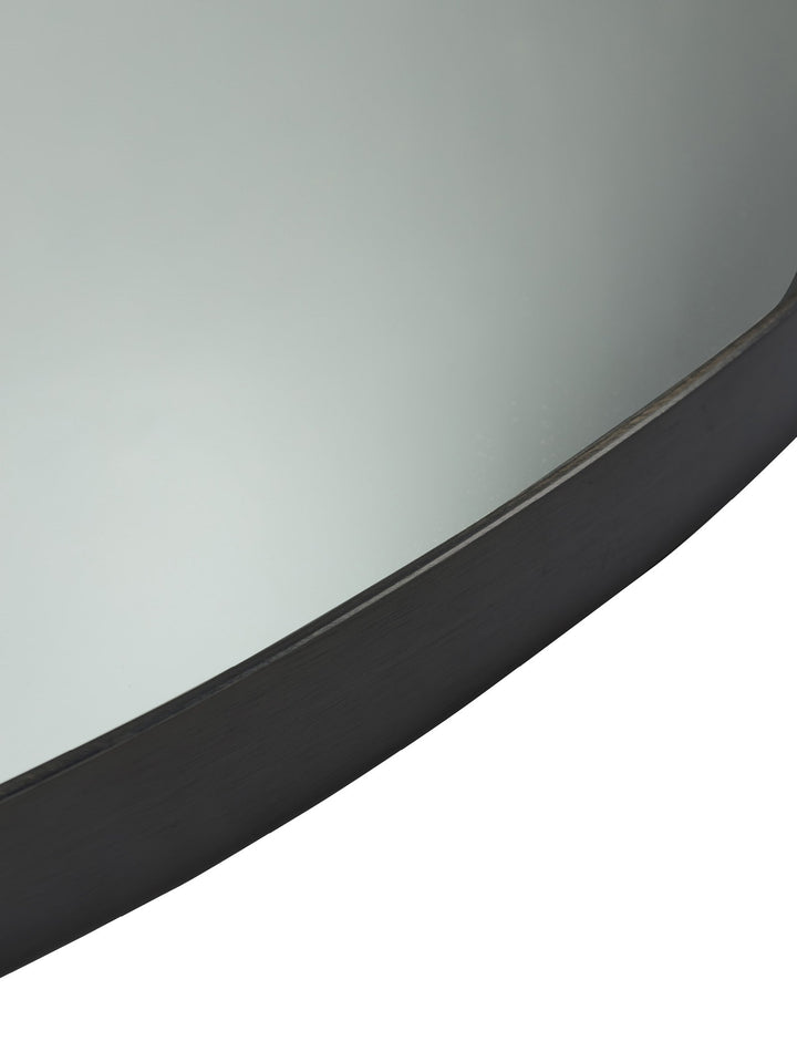 Garda Mirror in Matte Black - mirror- Hertex Haus Online - Decor