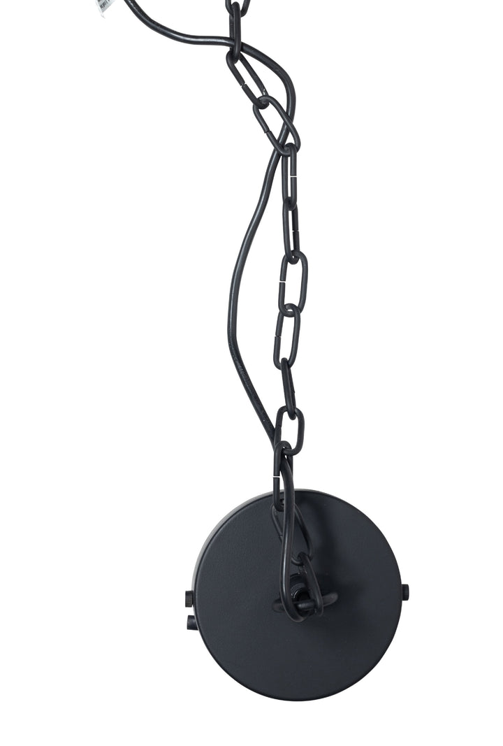 Glass Orb Pendant in Midnight - chandelier- Hertex Haus Online - Homeware