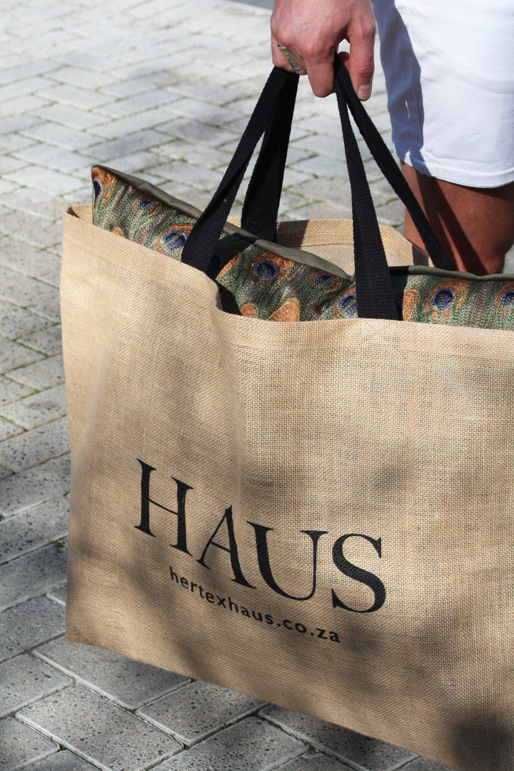 HAUS Jute Shopper Bag - Hertex Haus Online - badge_recycled_materials