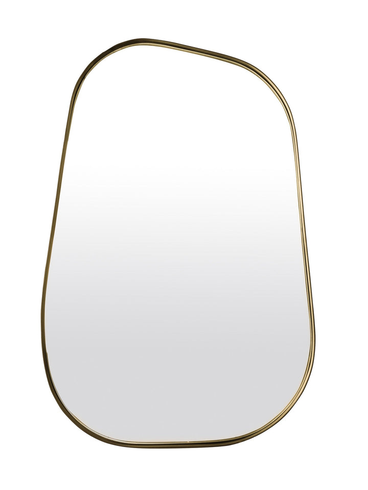 Iseo Mirror in Antique Brass - mirror- Hertex Haus Online - Brass