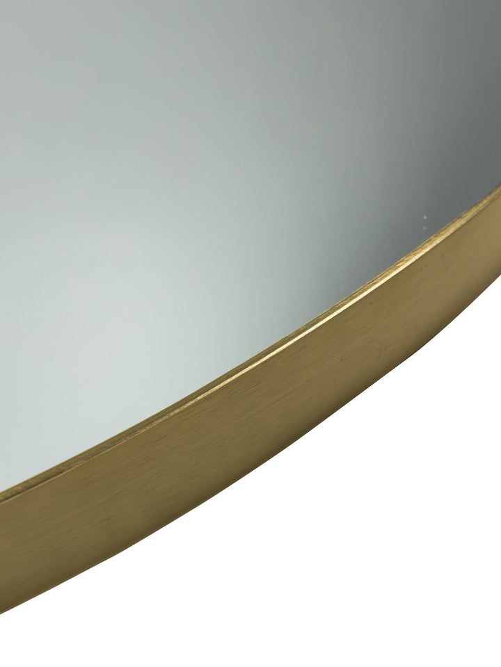Iseo Mirror in Antique Brass - mirror- Hertex Haus Online - Brass