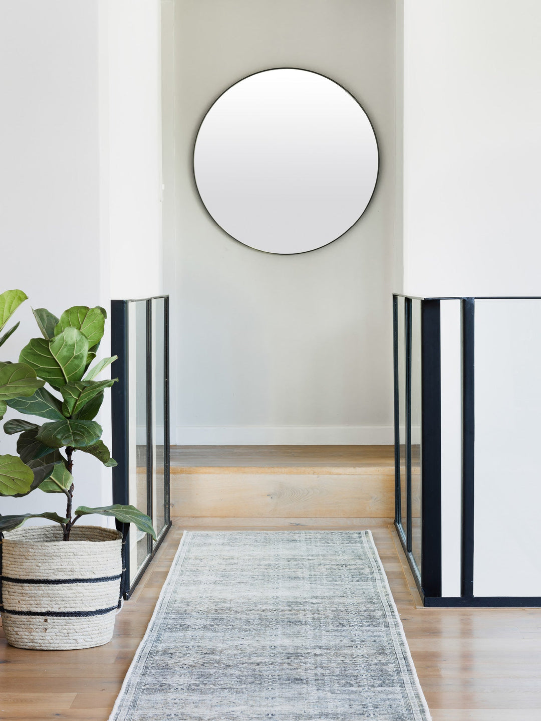 Orta Mirror in Matte Black - mirror- Hertex Haus Online - Decor