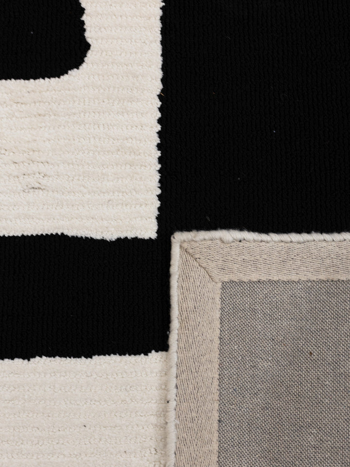 Peculiar Rug in Jet - Rugs- Hertex Haus Online - Geometric