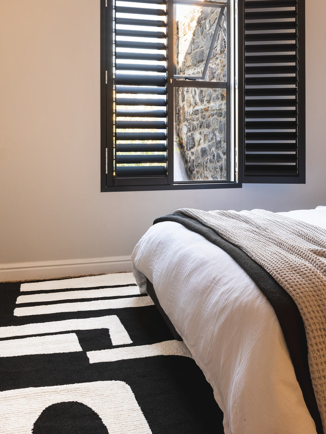 Peculiar Rug in Jet - Rugs- Hertex Haus Online - Geometric