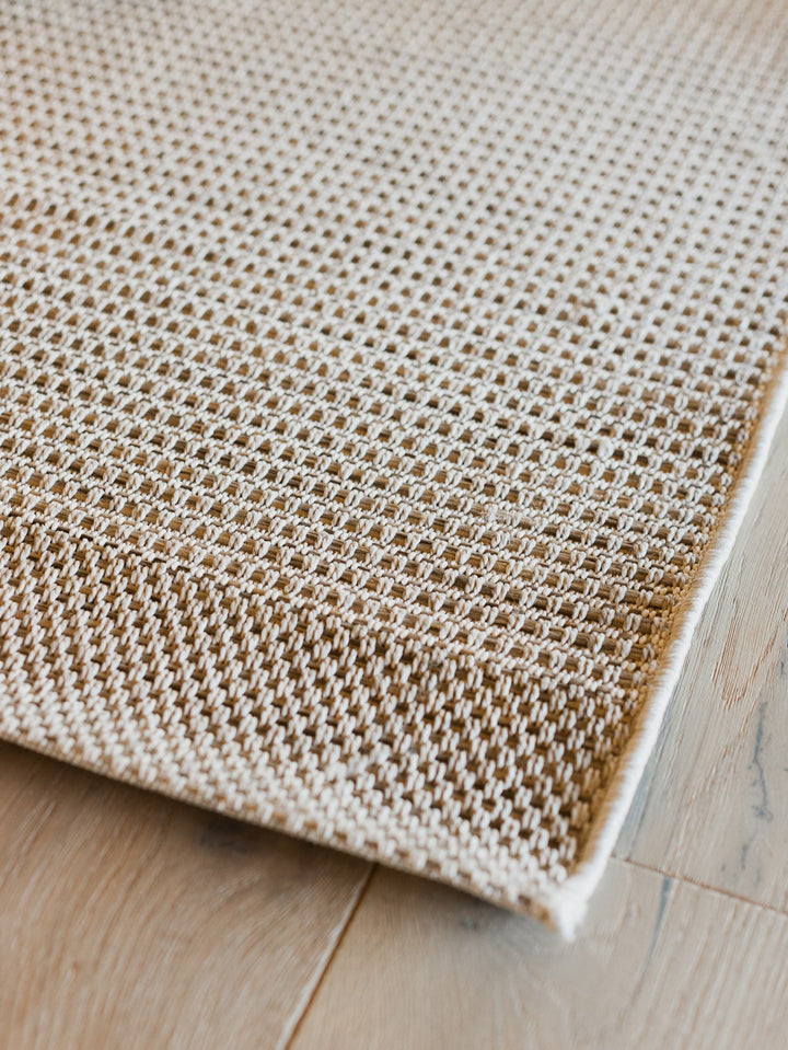 Soleil Outdoor Rug in Shell - Hertex Haus Online - badge_fully_outdoor
