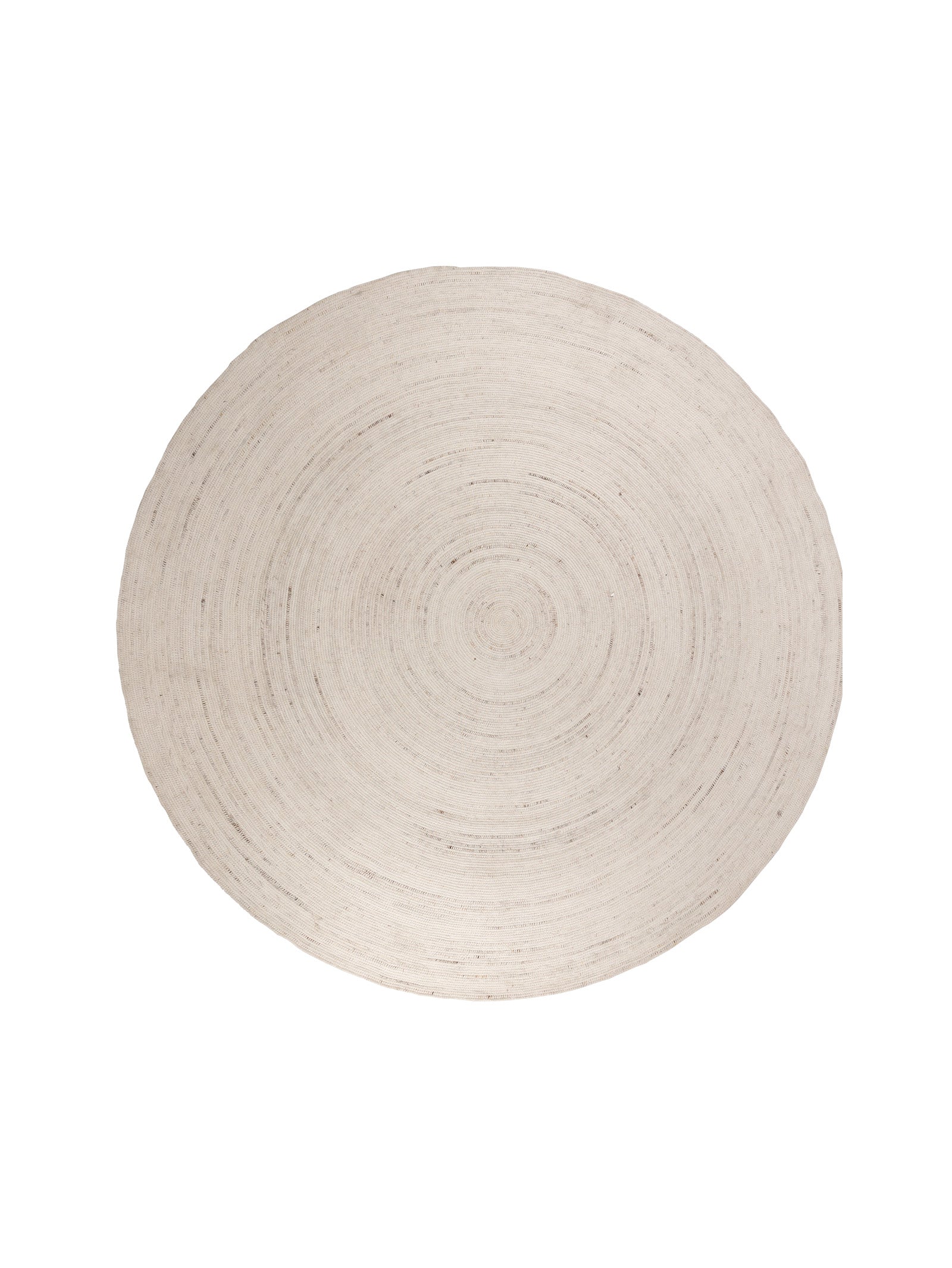 Spiral Round Rug in Sun Cream Hertex Haus Online