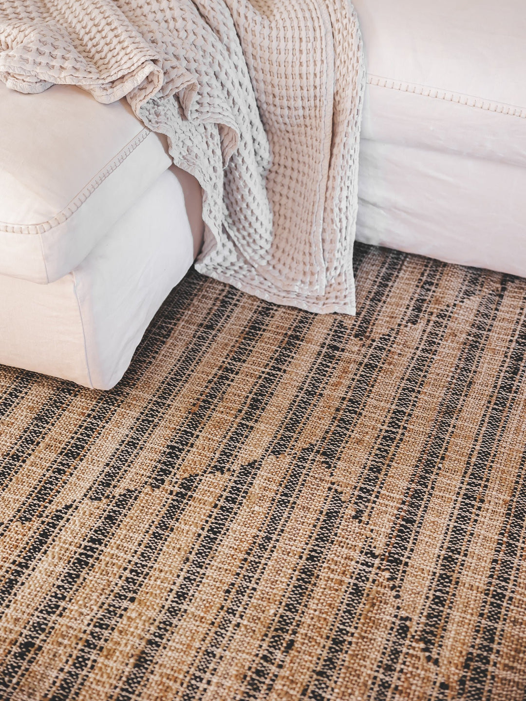 Ticktocking Rug in Carbon - Rugs- Hertex Haus Online - Homeware