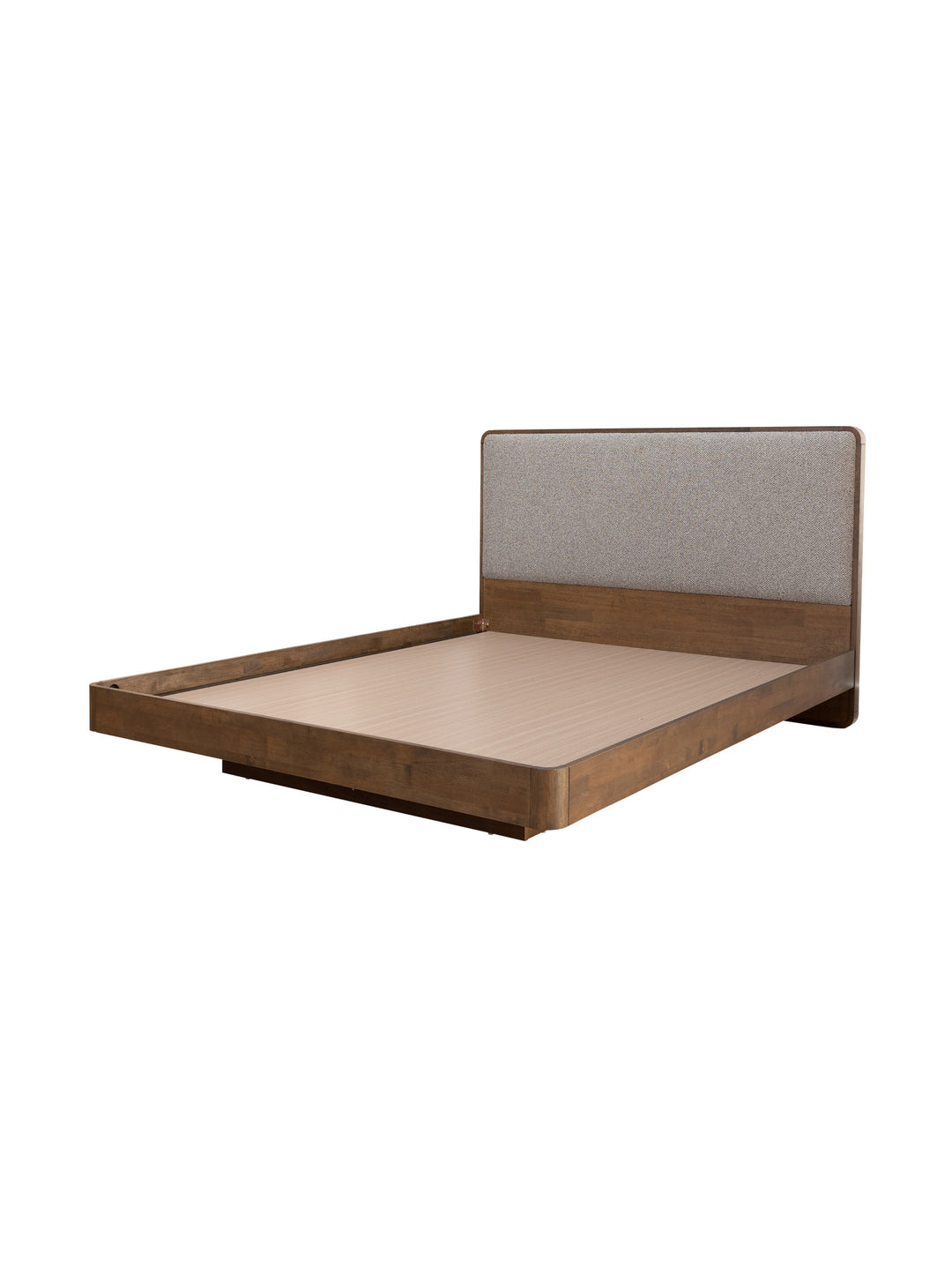 Abigail Floating Bed in Pristine Cafe au Lait