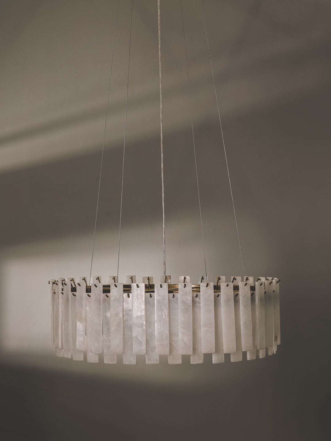 Alabaster Chandelier in Pure