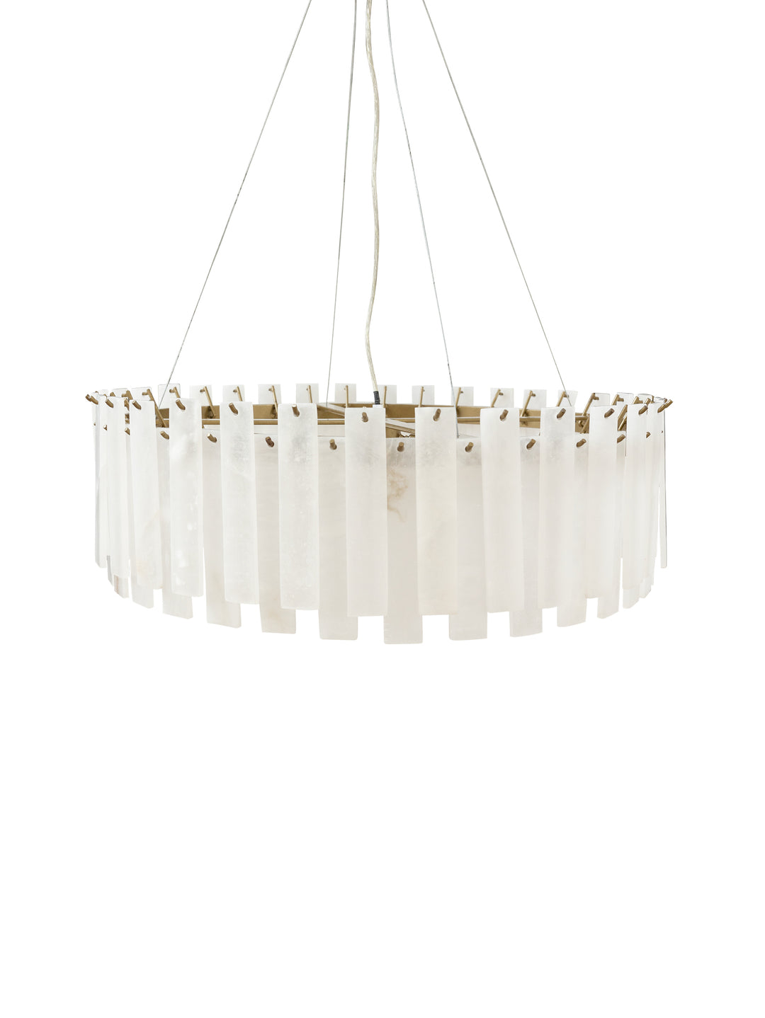 Alabaster Chandelier in Pure