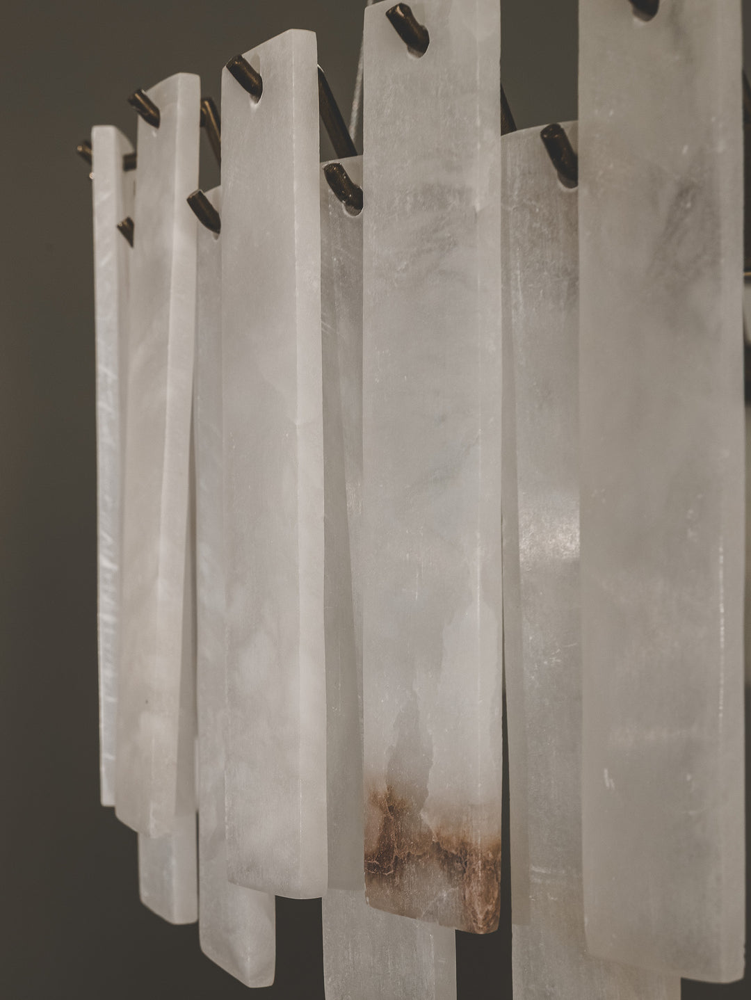 Alabaster Chandelier in Pure