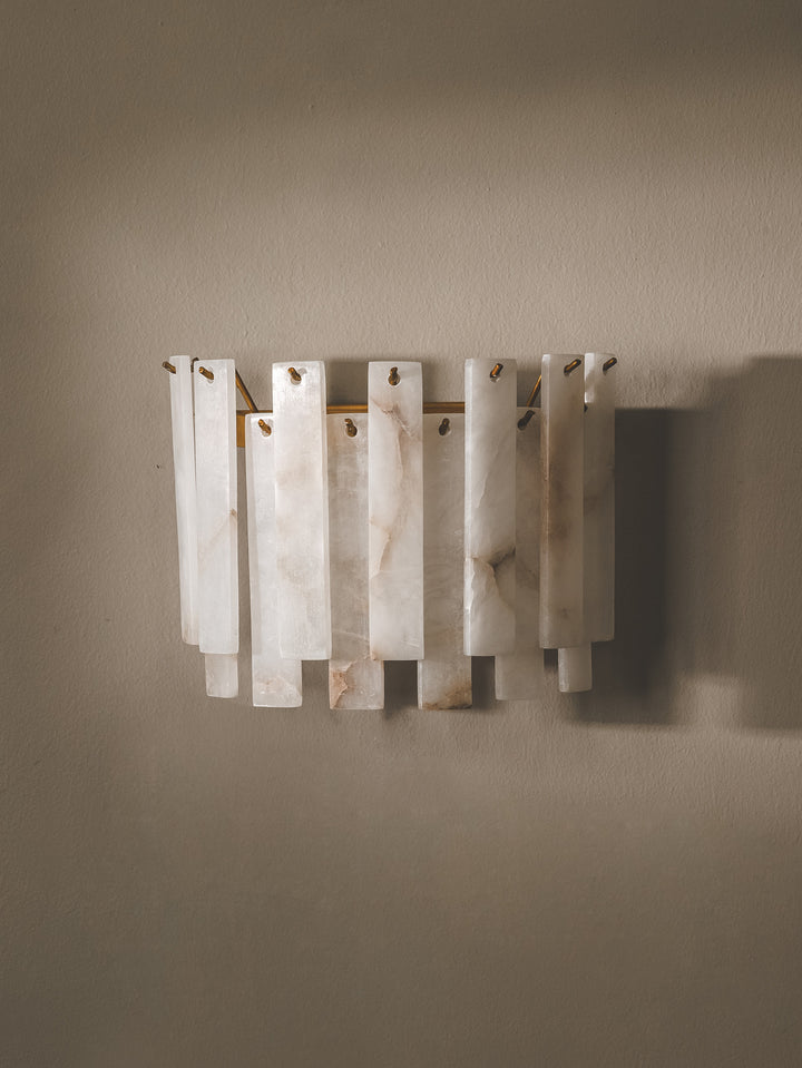 Alabaster Wall Light in Pure