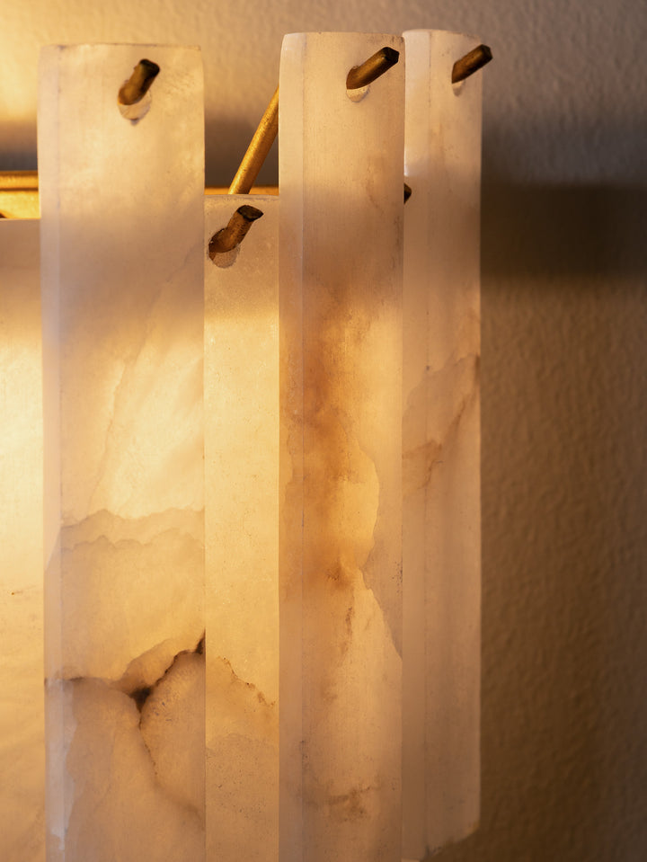 Alabaster Wall Light in Pure