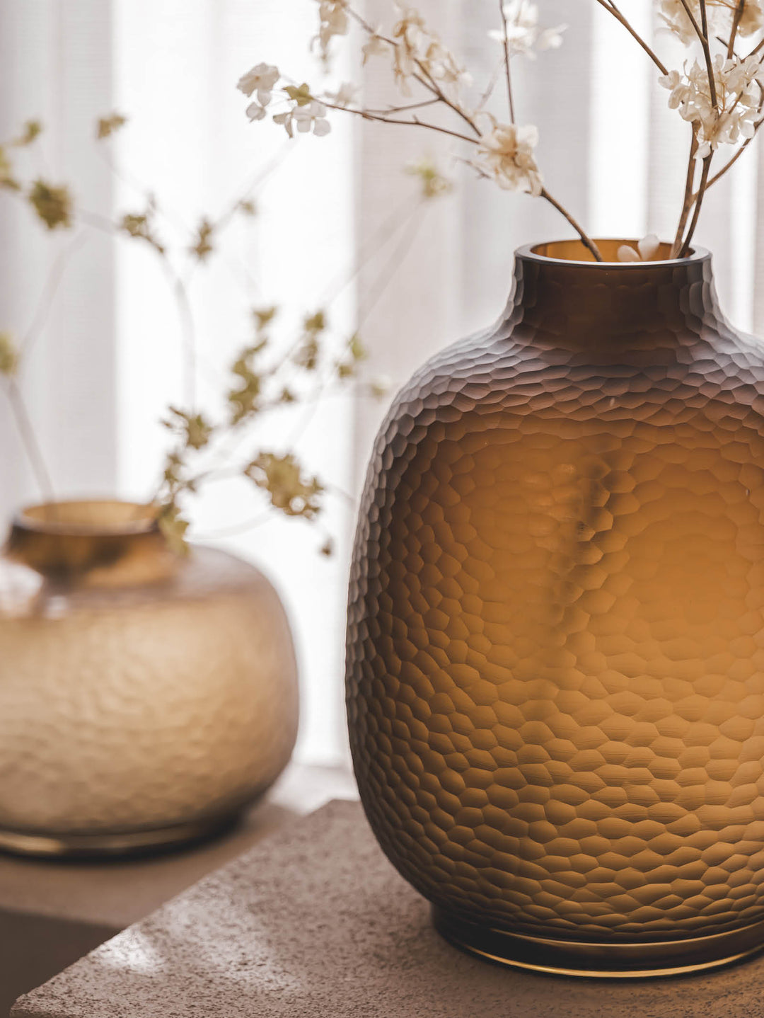 Alcove Vase in Bark