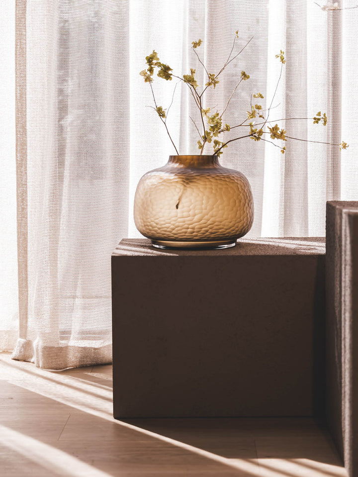 Alcove Vase in Bark