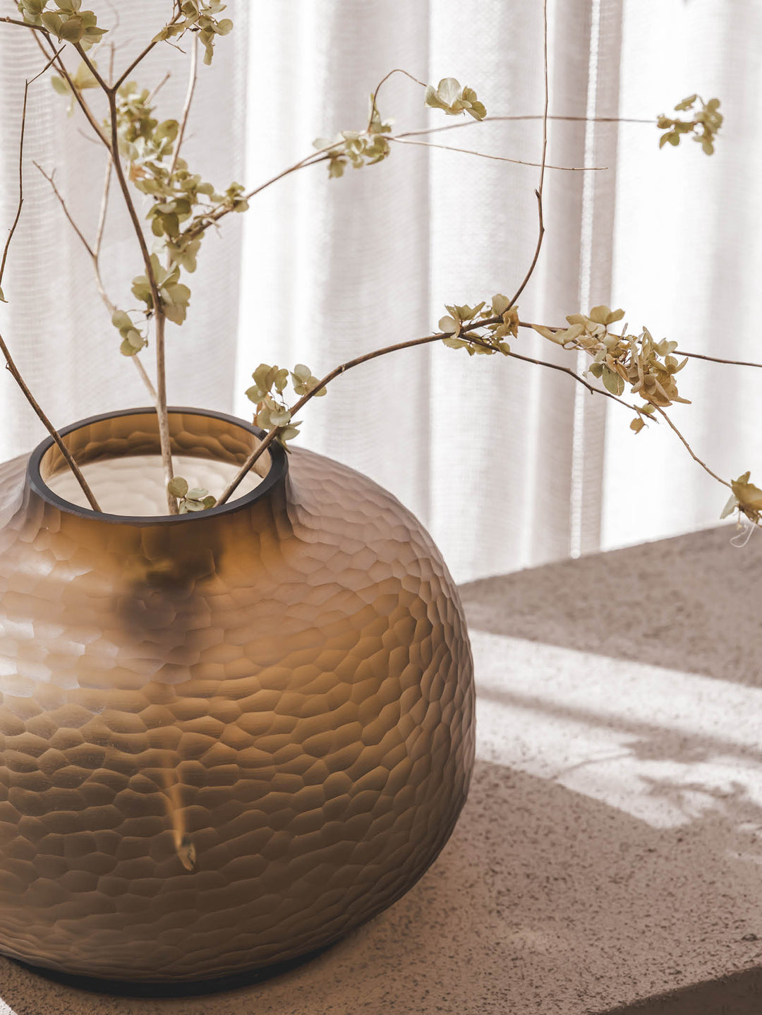 Alcove Vase in Bark