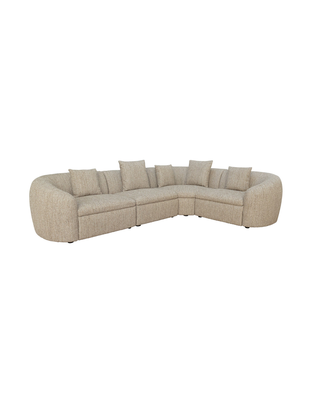 Alessio Corner Sofa in Mesopotamia Driftwood