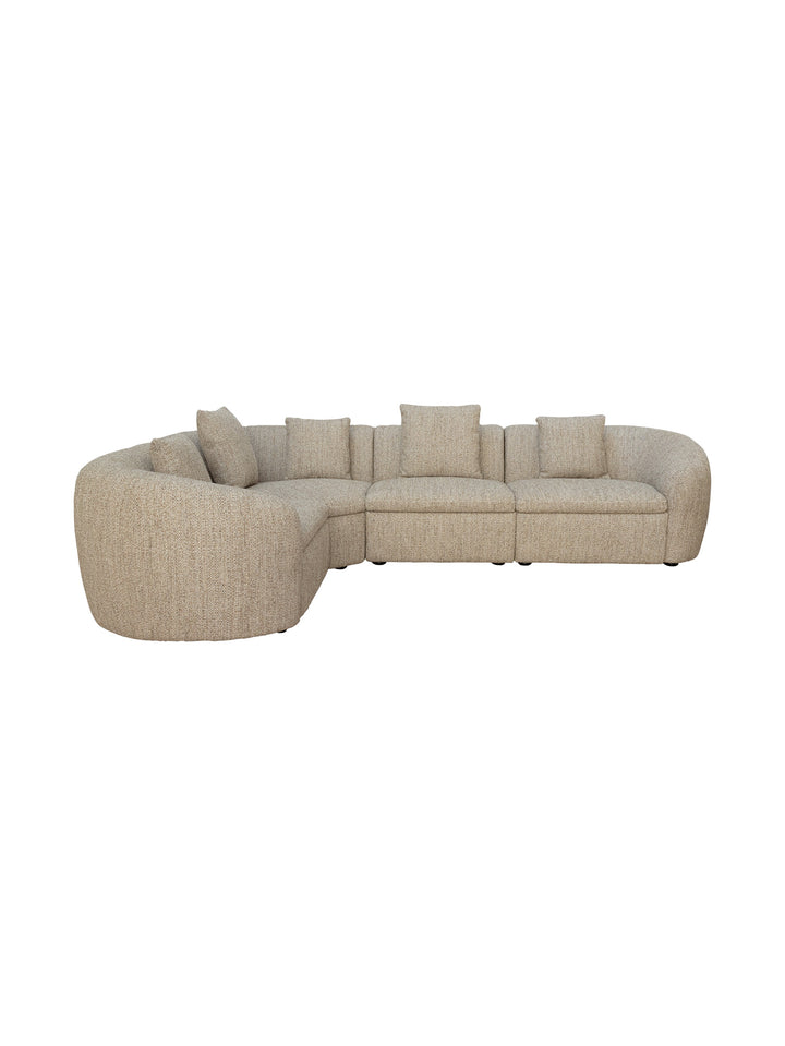 Alessio Corner Sofa in Mesopotamia Driftwood