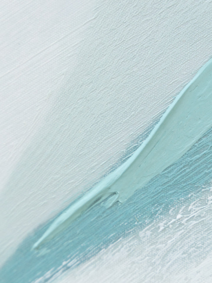 Alone Afloat Wall Art in Blue Drift