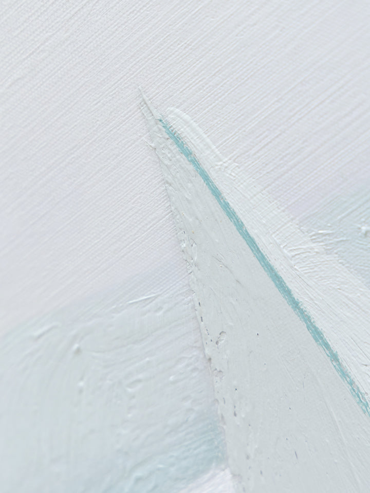 Alone Afloat Wall Art in Blue Drift