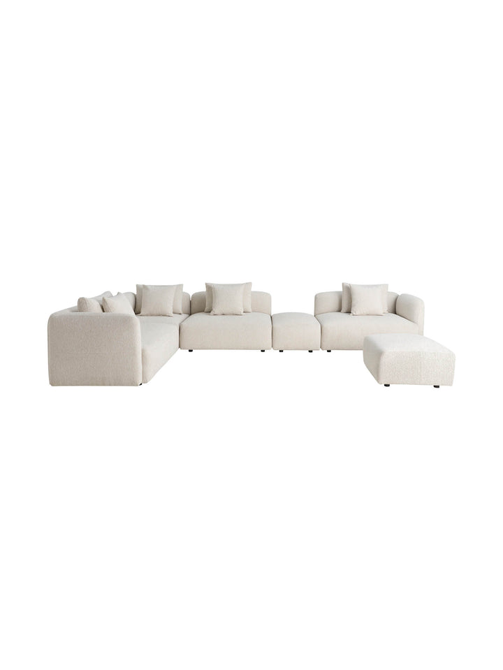 Aluna Modular Sofa Set in Cloud