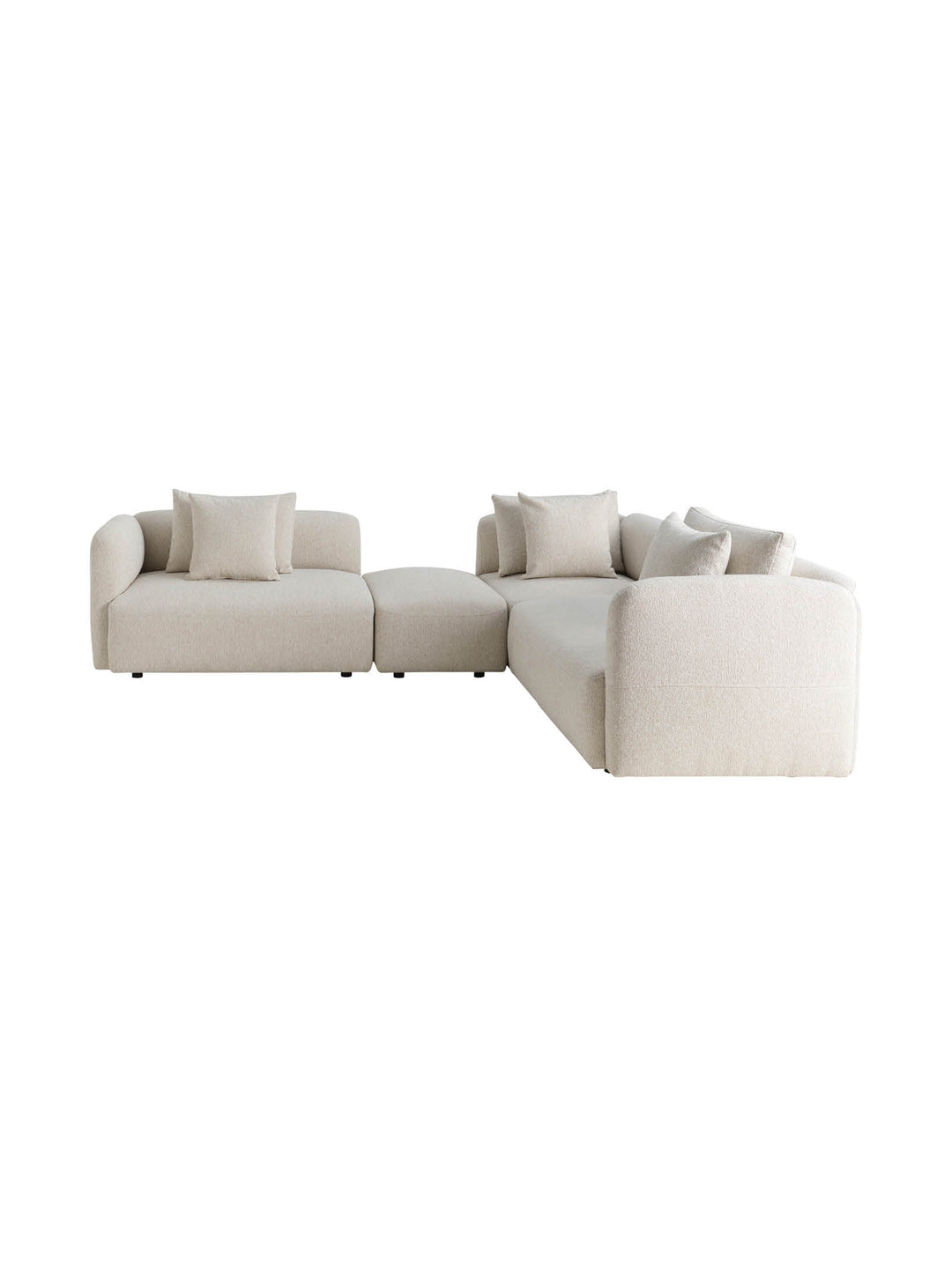 Aluna Modular Sofa Set in Cloud