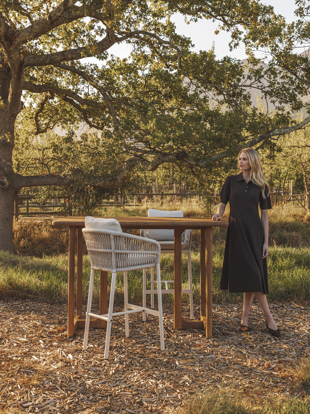 Amahle Outdoor Bar Chair
