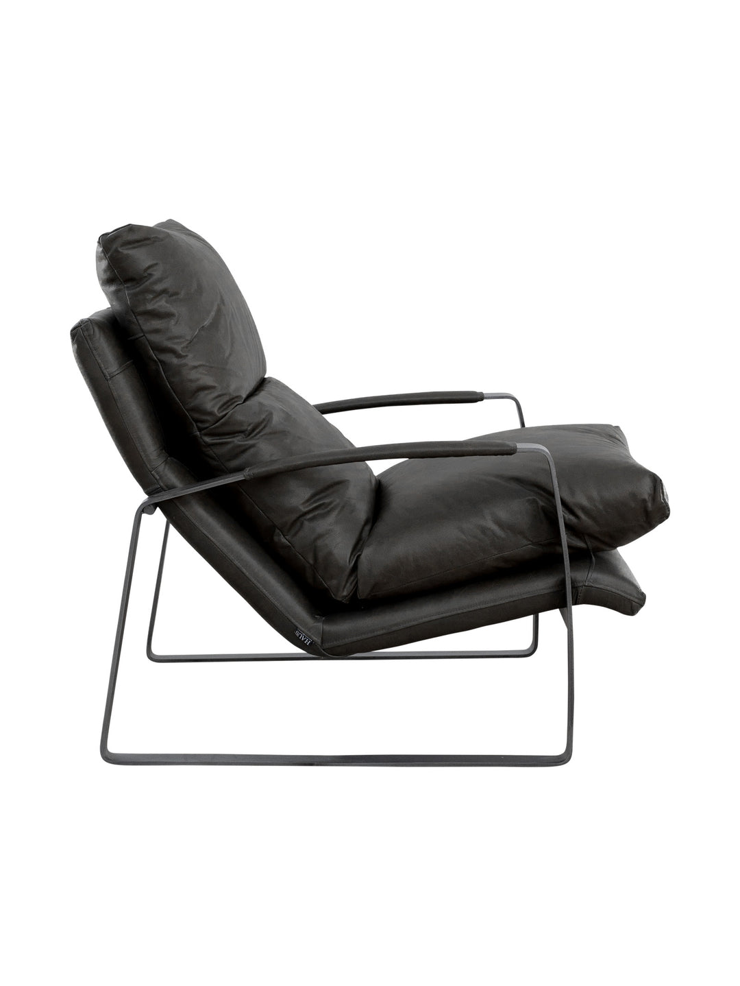 Ambassador Leather Chair Set in Eclipse