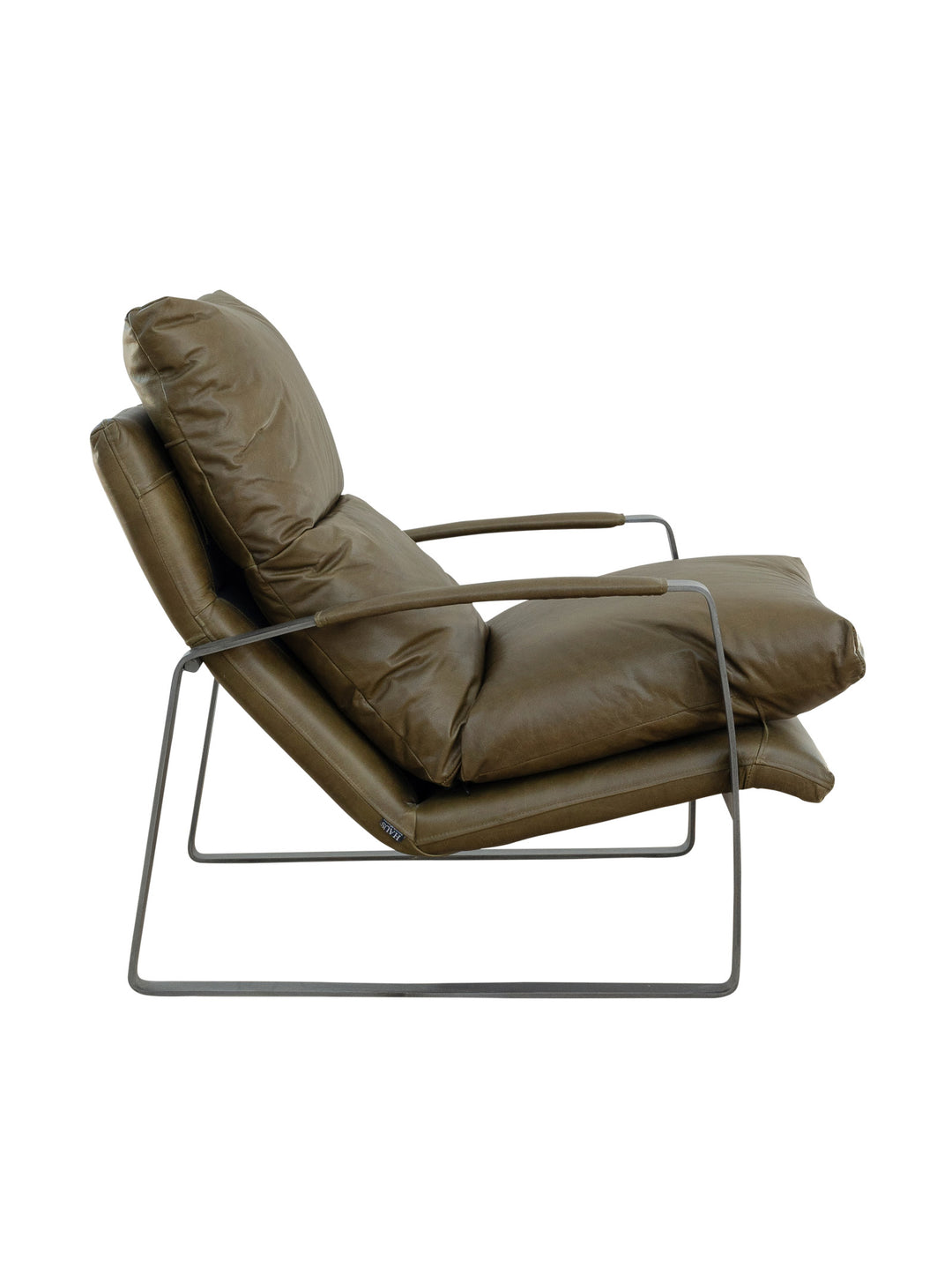 Ambassador Leather Chair Set in Evergreen