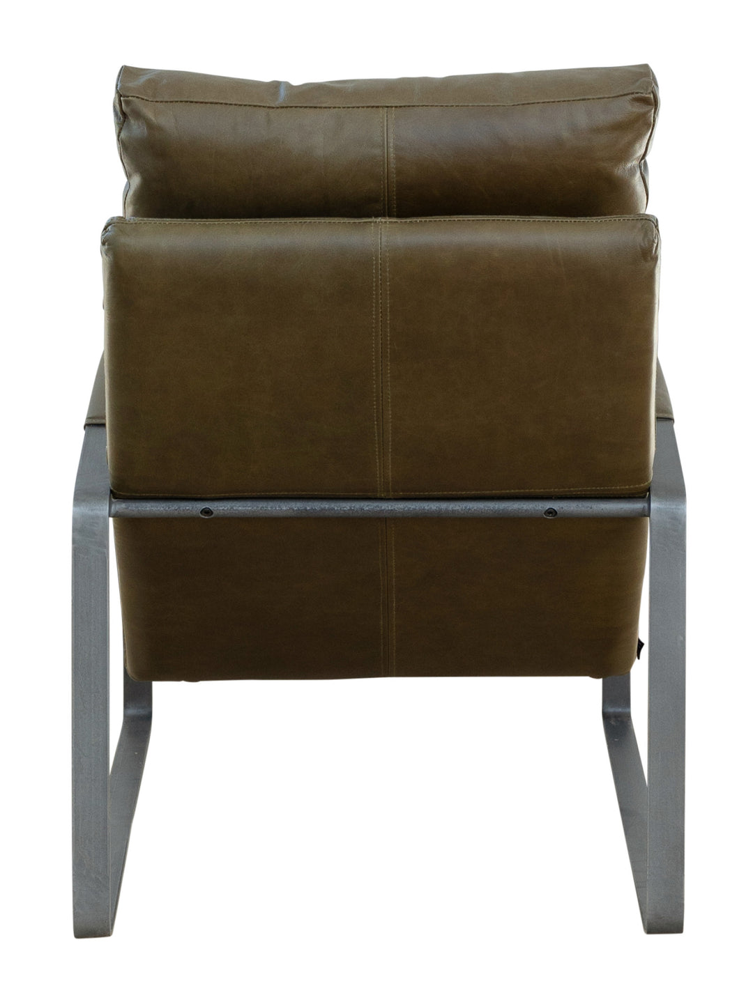 Ambassador Leather Chair Set in Evergreen