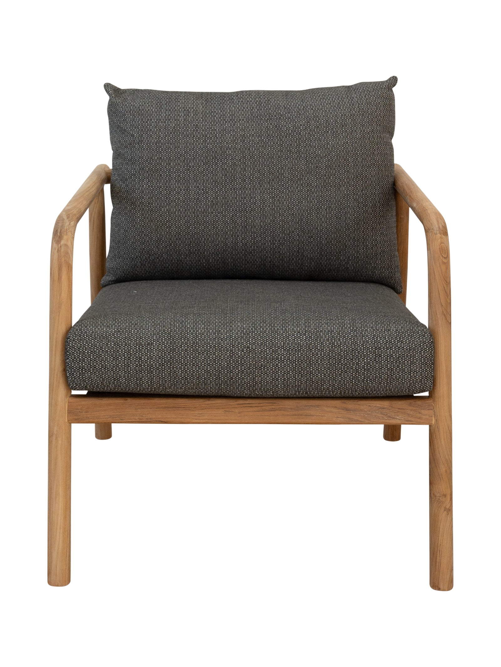Anastasia Teak Occasional Chair in Balneario Drizzle - Hertex Haus