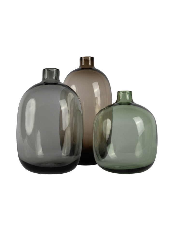 Anouk Glass Vase in Smoulder