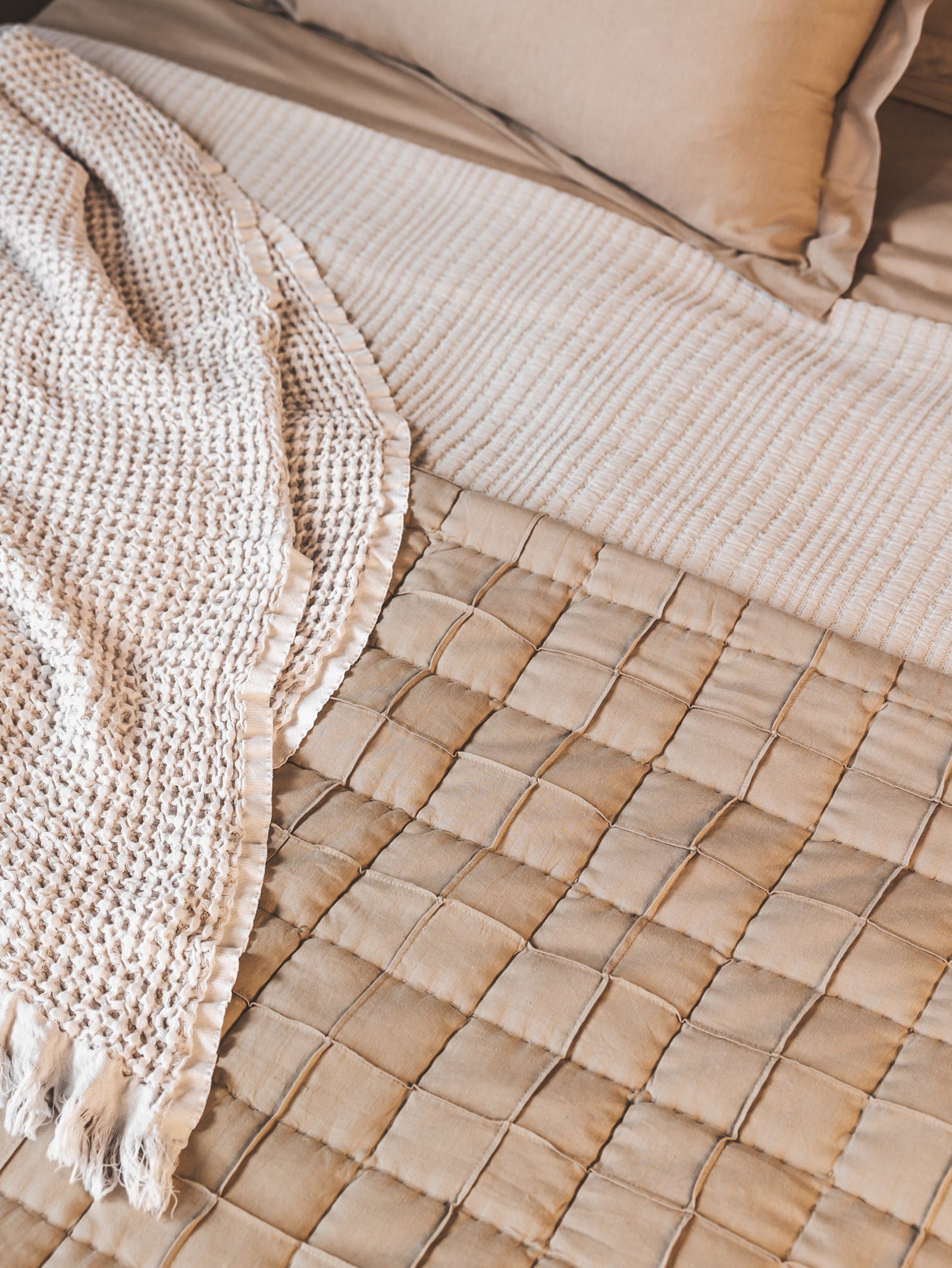 Anthology Quilt in Birch - Hertex Haus - Hertex Haus